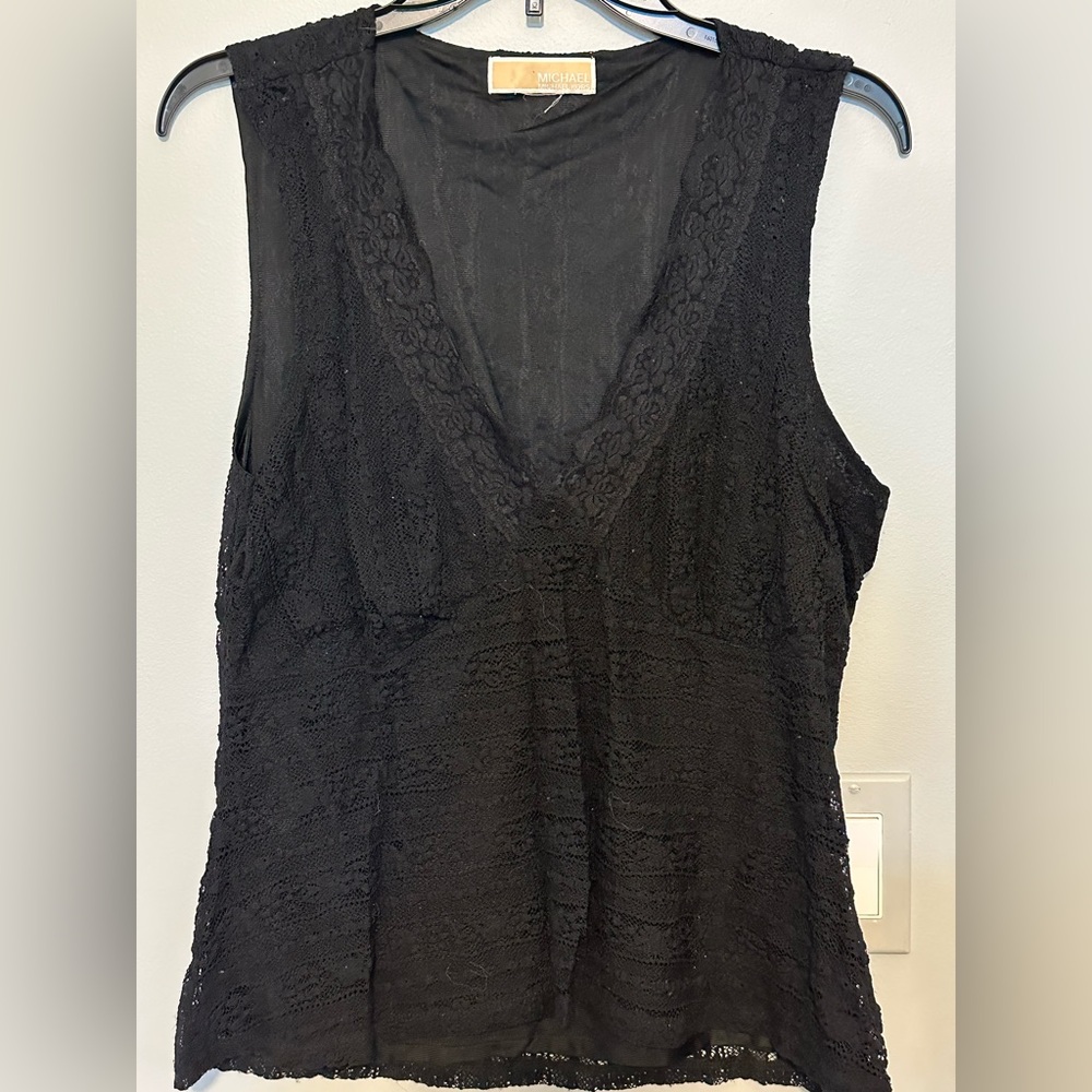 Michael Kors Black Lace Blouse